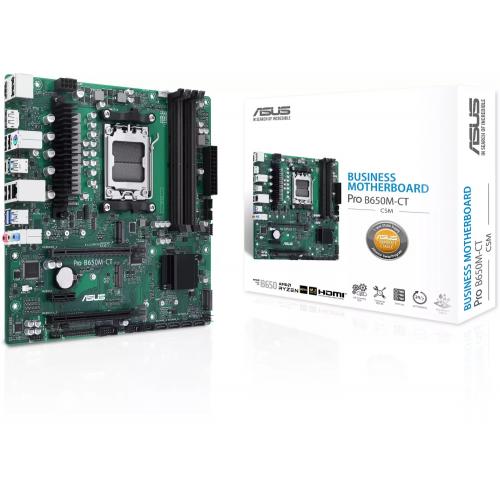 Placa de baza ASUS Pro B650M-CT-CSM, AMD B650, Socket AM5, mATX