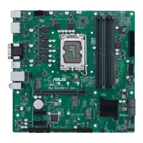 Placa de baza Asus PRO B660M-C D4-CSM, Intel B660, Socket 1700, mATX