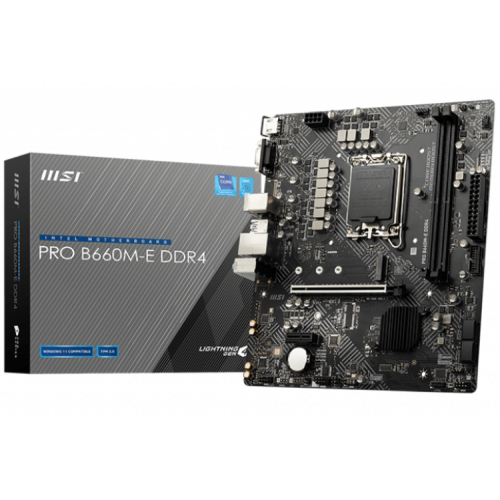 Placa de baza MSI B660M-E PRO DDR4, LGA 1700