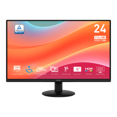 Monitor LED MSI PRO MP242L, 23.8 inch, 1920 x 1080 pixeli, 4 ms GTG, Black