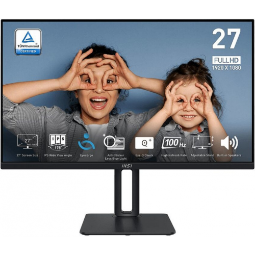 Monitor LED MSI PRO MP275P, 27inch, 1920x1080, 1ms, Black