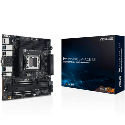 Placa de baza server ASUS Pro WS B850M-ACE SE, AMD B850, Socket AM5, mATX