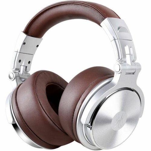 Casti cu microfon OneOdio Pro-30, 3.5 mm jack/6.35 mm jack, Brown-Silver