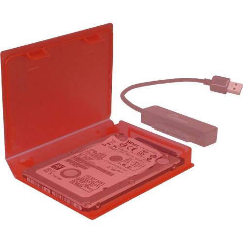 Protectie HDD Inter-Tech KP001A, Red