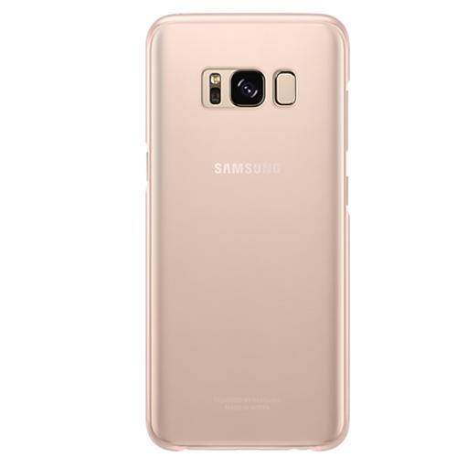 Protectie pentru spate Samsung Clear Cover pentru Galaxy S8 Plus, Pink