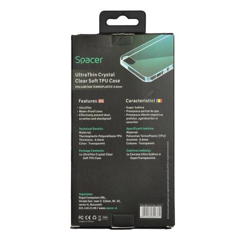 Protectie pentru spate Spacer UltraSubtire pentru Samsung Galaxy J3 (2017), Clear