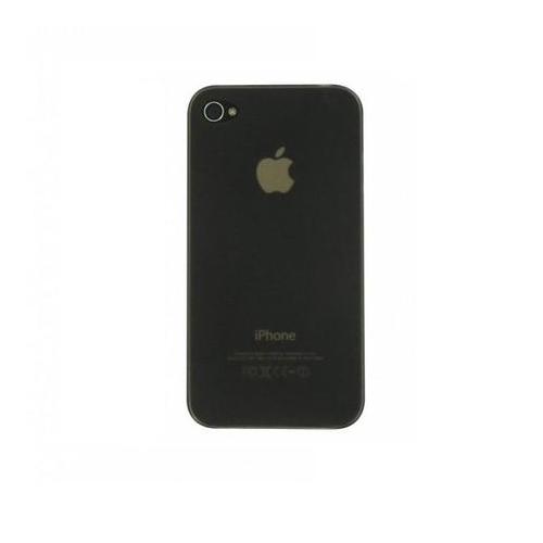 Protectie pentru spate TnB IPH5SLIMBK pentru iPhone 5, Black + Folie de protectie