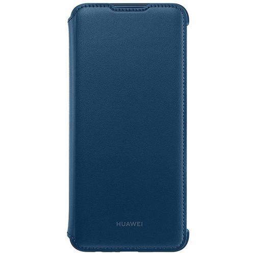 Protectie tip Book Huawei Flip Cover pentru P Smart (2019), Blue