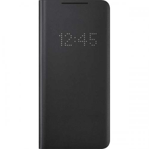 Protectie tip Book Samsung pentru Galaxy S21 Ultra, Black