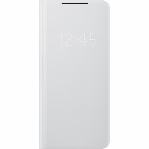 Protectie tip Book Samsung pentru Galaxy S21 Ultra, White