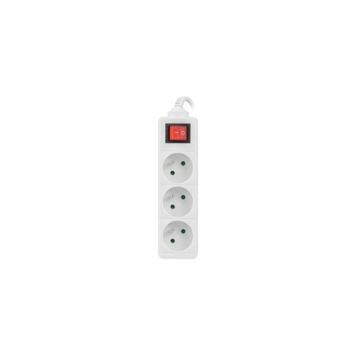 Prelungitor Lanberg PS1-03E-0300-W, 3x Sockets, White