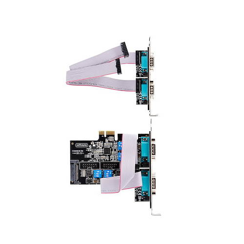 Adaptor PCI-Express Startech PS74ADF-SERIAL-CARD, 4x PCI Express - RS232/RS422/RS485 (DB9)