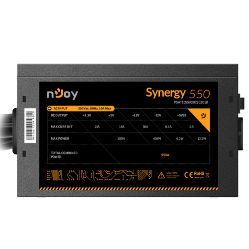 Sursa nJoy Synergy Series, 550 W, Bulk