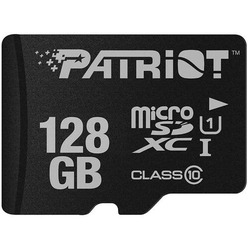 Memory Card microSDXC Patriot LX 128GB, Class 10, UHS-I U1