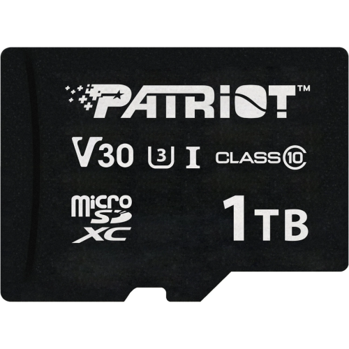 Memory Card MicroSDXC Patriot VX 1TB, Class 10, UHS-I U3, V30
