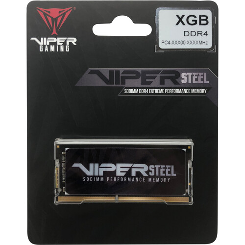 Memorie SO-DIMM Patriot Viper Steel Intel XMP 2.0, 32GB, DDR4 3200MHz, CL18