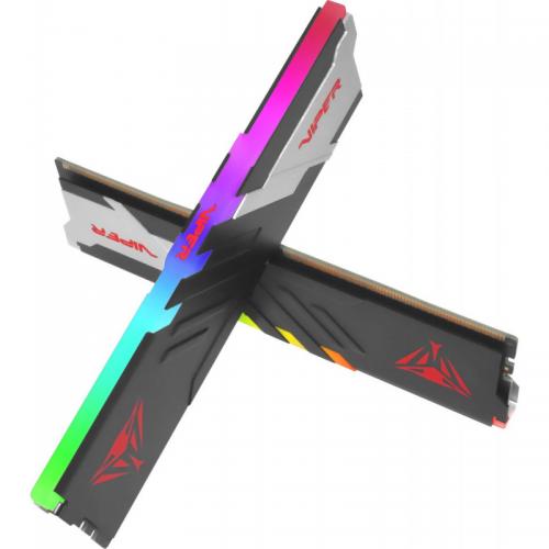 Kit Memorie Patriot Viper Venom RGB, 32GB, DDR5-6200MHz, CL40, Dual Channel