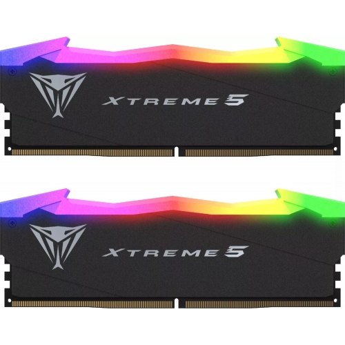 Kit Memorie PATRIOT Viper Xtreme 5 RGB Black Intel XMP 3.0, 32 GB, DDR5-7800MHz, CL38, Dual Channel