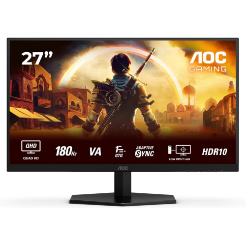 Monitor LED AOC Q27G42XNE, 27 inch, 2560 x 1440 pixeli, 1 ms GTG, Black