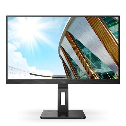 MONITOR AOC Q27P2CA 27 inch, Panel Type: IPS, Backlight: WLED ,Resolution: 2560 x 1440, Aspect Ratio: 16:9, Refresh Rate:75Hz, Response time GtG: 4 ms, Brightness: 300 cd/m², Contrast (static): 1000:1, Contrast (dynamic): 50M:1, Viewing angle: 178/178, Co