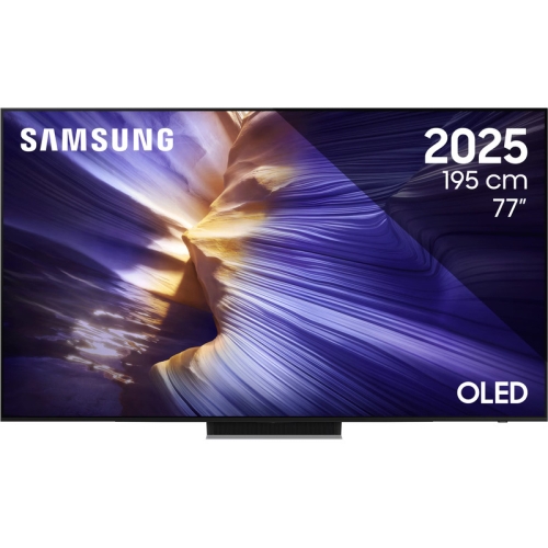 Televizor OLED Samsung Smart QE77S90F Seria S90F, 77 inch, Ultra HD 4K, Graphite Black