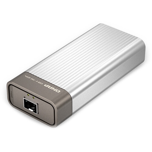 Placa de retea QNAP QNA-UC10G1SF, USB4 Tip C, Silver