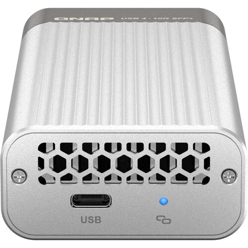 Placa de retea QNAP QNA-UC10G1SF, USB4 Tip C, Silver