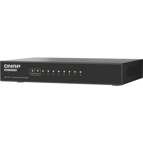 Switch QNAP QSW-1108-8T-R2, 8 porturi