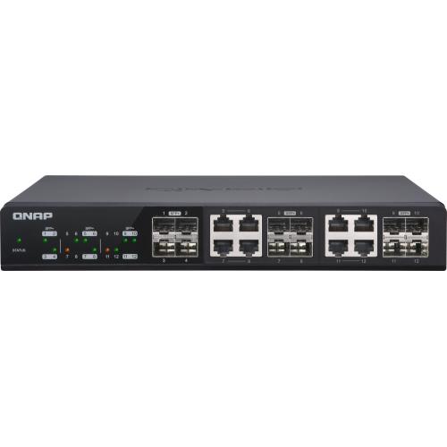 Switch QNAP QSW-M1208-8C, 12 porturi