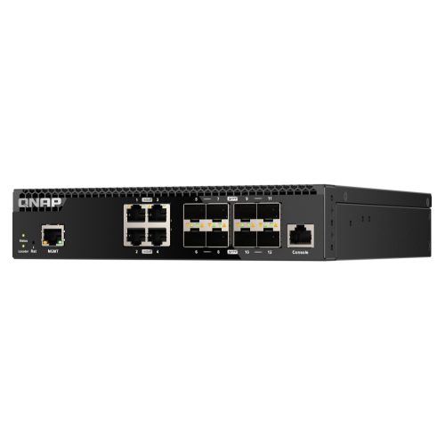 Switch QNAP QSW-M3212R-8S4T, 12 porturi
