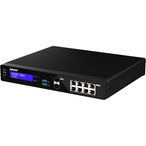 Switch QNAP QuCPE-3032-C3558R-8G, 10 porturi