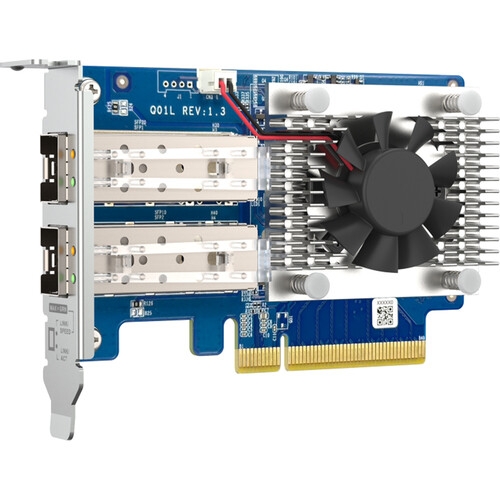 Placa de retea QNAP QXG-10G2SF-NXE, PCI Express x8