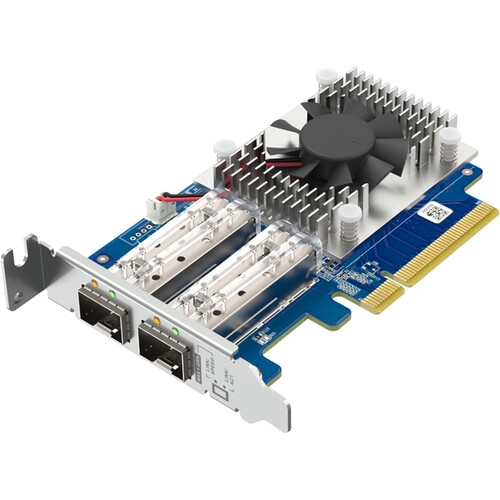 Placa de retea QNAP QXG-10G2SF-NXE, PCI Express x8