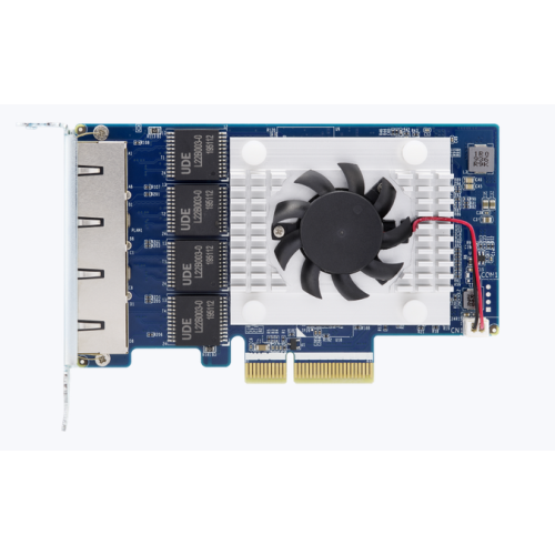 Placa de retea QNAP QXG-5G4T-111C, PCI Express 3.0 x4