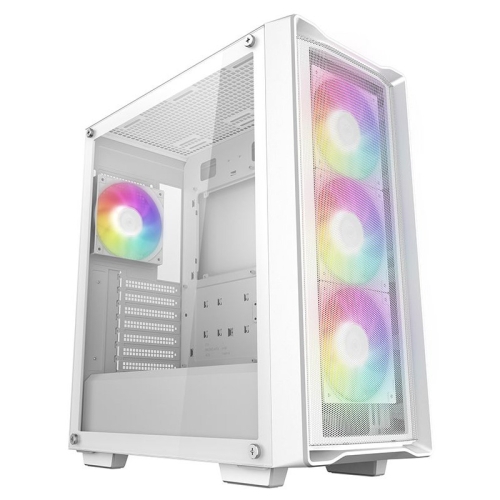 Carcasa DeepCool CC560 MESH V2 ARGB White, Fara sursa