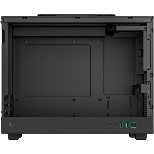 Carcasa Deepcool CH160 Plus Black, Fara sursa