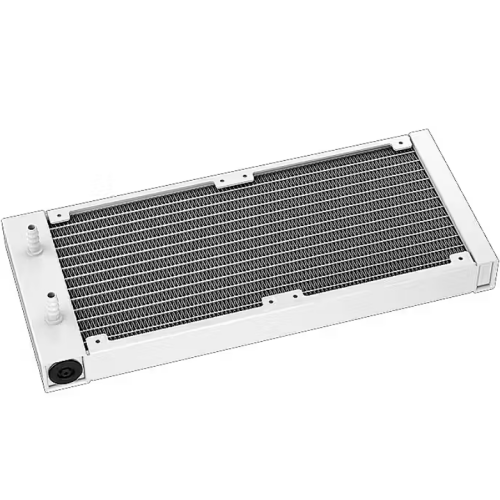 Cooler procesor Deepcool LP240, ARGB LED, 2 x 120mm, White