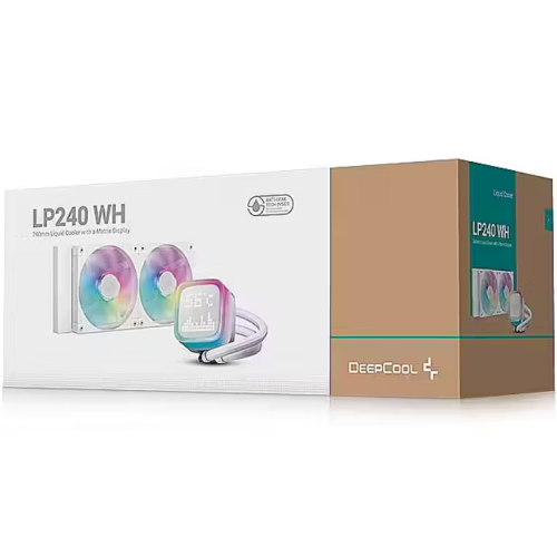 Cooler procesor Deepcool LP240, ARGB LED, 2 x 120mm, White