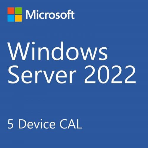 Licenta Microsoft Windows 2022 Server, Engleza, 5 CAL Device