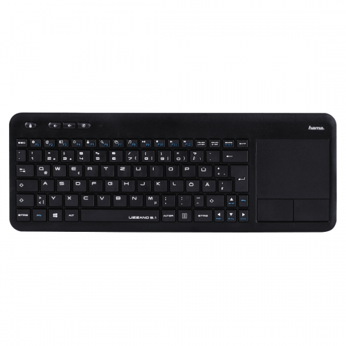Tastatura Wireless Hama Uzzano 3.1, USB, Black
