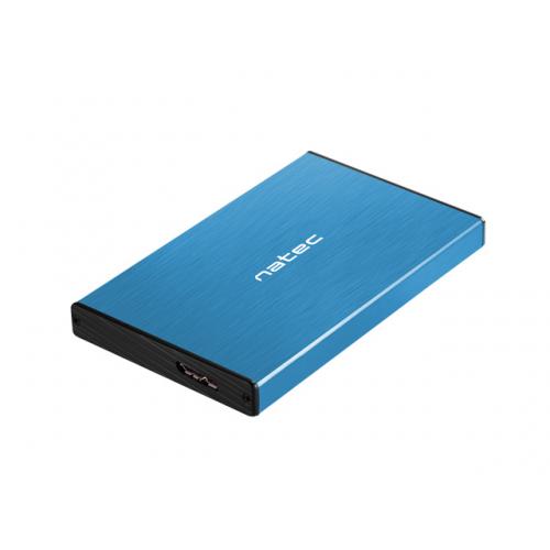 Rack extern HDD Natec Rhino Go, SATA - USB 3.0, 2.5inch, Blue