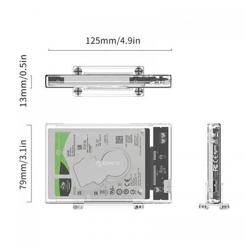 Rack HDD Orico 2159U3, SATA3, USB 3.0, 2.5inch