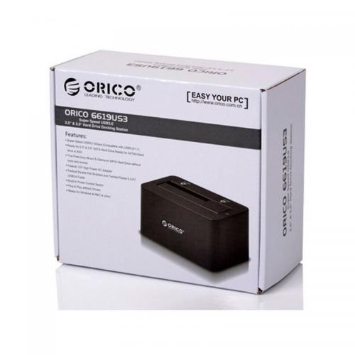 Rack HDD Orico 6619US3 Black USB 3.0 - SATA