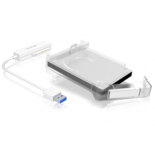 Rack HDD Raidsonic IcyBox, SATA3, USB 3.0, 2.5inch, White