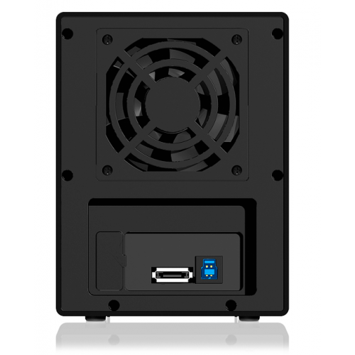 Rack HDD Raidsonic IcyBox, SATA3, USB 3.0 + eSATA, 4x 3.5inch, Black