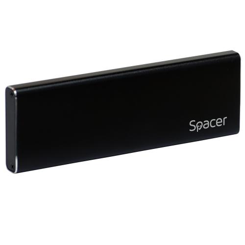 Rack HDD Spacer SPR-M2TYPEC-01, USB-C, 2.5inch, Black