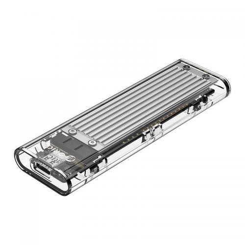 Rack SSD Orico TCM2-C3, M.2, Silver - Clear