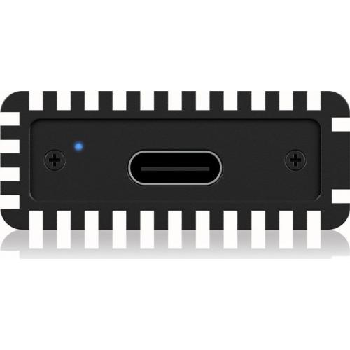 Rack SSD Raidsonic IcyBox, M.2 NVMe SSD, USB-C 3.1, M.2, Black