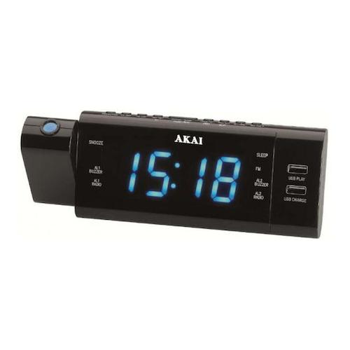 Radio cu ceas Akai ACR-3888, Bluetooth, Black