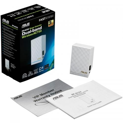 Range Extender Asus RP-AC52, White